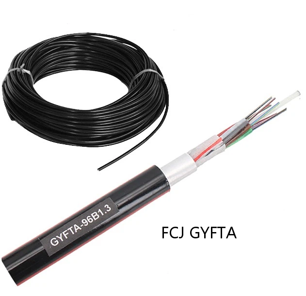 Armored Single Mode 12 Core Optic Cable GYFTA