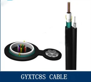 FCJ ODM Outdoor Ftth GYXTC8S Ftth Drop Fibra Optica 12CoreS Fiber Optic Cable Manufacturer