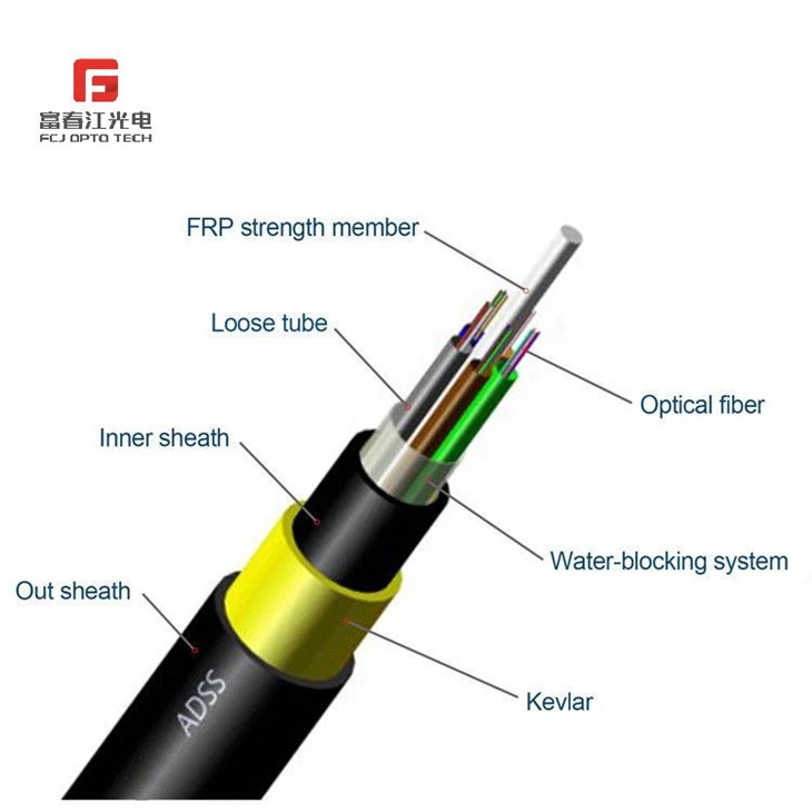 ADSS 12 Cores Fiber Optic Cable