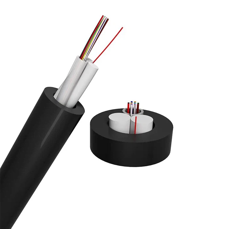 Supplier ADSS 12 Core Fibra Optical Cable Outdoor Aerial ASU 80 fiber optic cable manufacturer